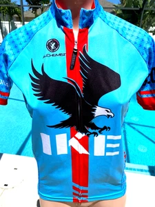 Alchemist Boulder Colorado Eagle Cycle Cycling BIKE JERSEY SHIRT WOMENS 2XS - Picture 1 of 9