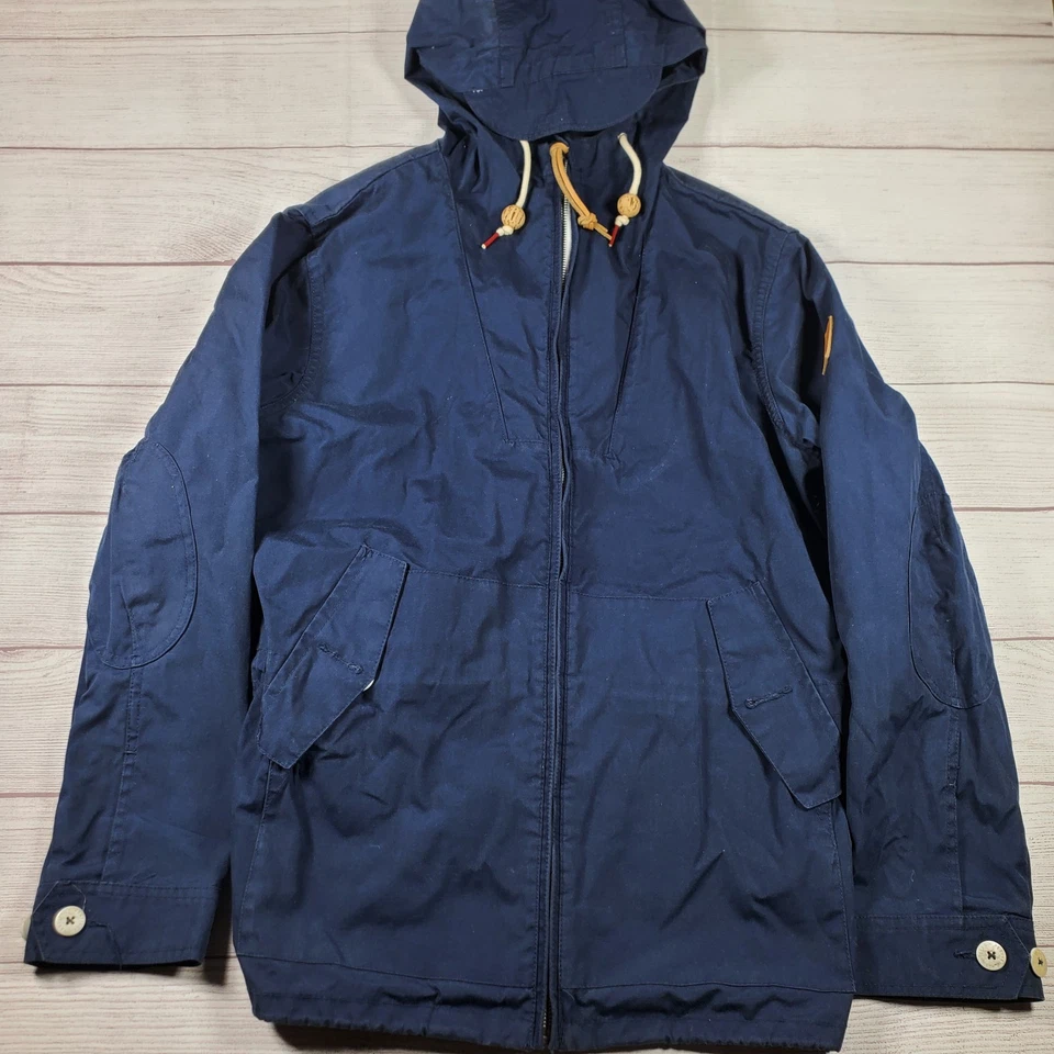 Chaqueta Parka Penfield Azul Cera Hudson 65/35 A Prueba de Viento Resistente al Agua Capucha Talla M Foto 1 de 4