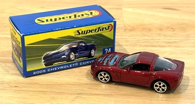 Vtg Rare HTF Matchbox Superfast 24 2004 Hershey PA Toy Show Corvette C6 Car Box - Image 1 of 4