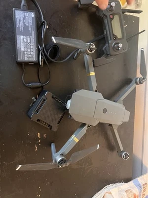 DJI Mavic Pro Drone + Smart Controller + Battery Charging Hub For Parts / Repair - Image 1 of 3