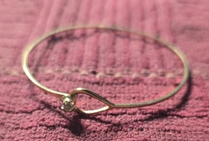 Vintage Avon Armband Catch A Star April Geburtsstein 6" Armreif - Bild 1 von 5