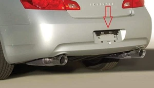 Rear License Plate Tag Mount Bracket for Infiniti Q60 Q40 G25 G35 G37 Coupe S... - Picture 1 of 9