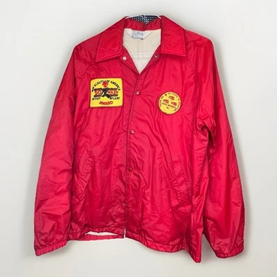 BSA Sanhican Lodge No. 2 GW Council Red Adult Small (34-36) Nylon Jacket CR-360 - Image 1 of 4