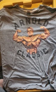 Vintage Arnold Schwarzenegger Classic Single Stitch Made In USA 2XL Stain Read - Picture 1 of 3