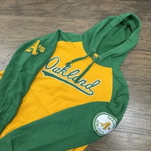 Oakland Athletics A’s Hoodie Herren Large MLB Cooperstown Collection grün/gelb - Bild 1 von 8