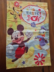 Mickey Mouse Easter Joy garden Single Sided flag 11.5" x 18" - Picture 1 of 2