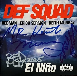 DEF SQUAD Autographed Signed EL NINO CD Redman/Keith Murray/Erick Sermon BAS - Picture 1 of 3