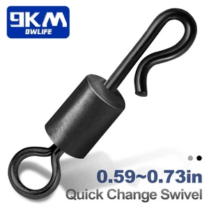 9KM Fishing Carp Quick Change Swivel High Strength Smooth Spinning Carp Terminal - Picture 1 of 11