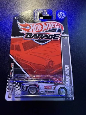 Hot Wheels Garage Karmann Ghia 2010 #04/06 RR plano negro plata 1/64 Foto 1 de 2