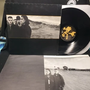 U2 The Joshua Tree 1987 Island Record 90581-1 MASTERDISK DMM POSTER INNER SLEEVE - Picture 1 of 10