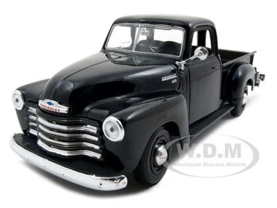1950 CHEVROLET 3100 PICKUP TRUCK BLACK 1/25 DIECAST MODEL CAR BY MAISTO 31952 - Image 1 of 4