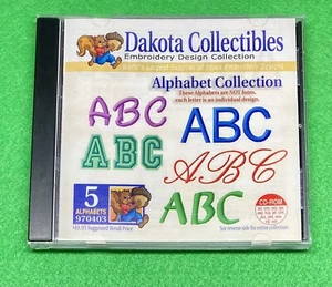 Dakota Collectibles Embroidery Design Collection - Alphabet Collection - Picture 1 of 2