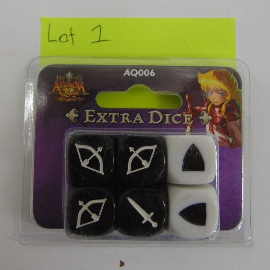 Arcadia Quest Extra Dice Set Lot #2 CMON RARE AQ006
