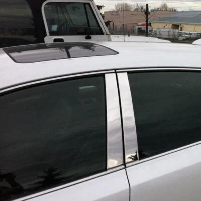 6X Silvery Pillar Posts Door Trim Cover For Mitsubishi Outlander Sport 2011-2023 - Image 1 of 4