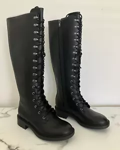 Aerosoles Aiden Stiefel hoch kniehoch Schnürung schwarz Damengröße 6 - Bild 1 von 17