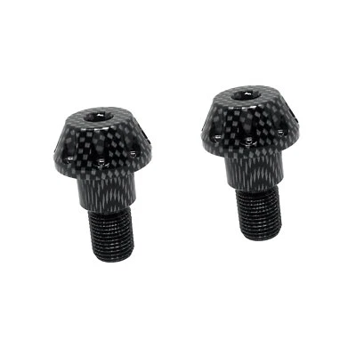 MF2466 - Kit 2 Stabilizzatori Manubrio Manopole Carbonio Yamaha TMAX 500 530 560 - Immagine 1 di 3