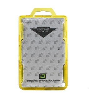 2 pc- Identity Stronghold Duolite - RFID Blocking Secure ID Badge Holder 2 Sided - Picture 1 of 15