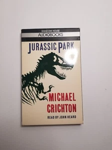 Jurassic Park Audio Books, 2 Cassettes Random House Audio Books Michael Crichton - Picture 1 of 6