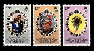 FALKLAND (Dip.) - Sud Georgia e Isole Sandwich - 1981 - Matrimonio del Principe - Picture 1 of 1