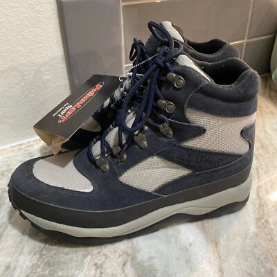 L.L. Bean Men 10 M Primaloft  Hiking Boots 1998 NOS Blue Gray - Image 1 of 4