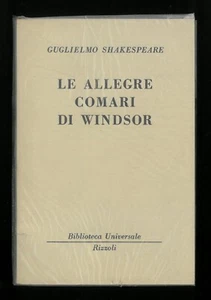 Le allegre comari di Windsor Shakespeare BUR Rizzoli 1959 - Picture 1 of 1