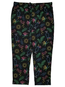 No Boundaries Mens Black Neon Signs Sleep & Lounge Pants Pajama Bottoms X-Large - Picture 1 of 1