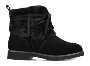 Style and Co Women's 6 Zijune Cold-Weather Plush-Lined Ankle Booties Black - Picture 1 of 9