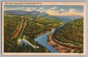 Nueva postal de River Canyon, Gauley Bridge West Virginia - Imagen 1 de 2