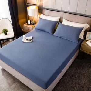 Drap housse en coton premium King Size uniquement - 300 fils pur naturel co... - Photo 1/6