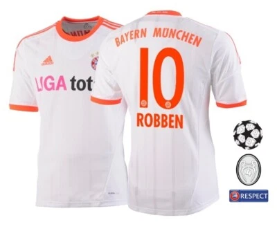 Trikot Adidas FC Bayern Home 2012-2013 Away UCL Robben Champions League TRIPLE - Bild 1 von 2