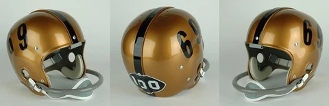 ARMY BLACK KNIGHTS 1969 Vintage Riddell RK Suspension Football Helmet Cover