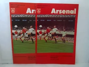 Arsenal Programmes - 2 Home v Blackpool League Cup 1976 (see below) - Picture 1 of 1