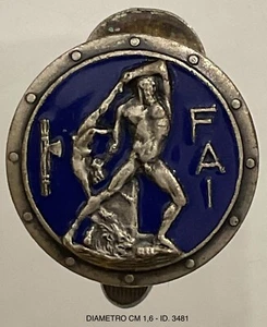 F.A.I FEDERAZIONE ATLETICA ITALIANA DISTINTIVO REGNO D’ITALIA PARTITO DI GOVERNO - Picture 1 of 6