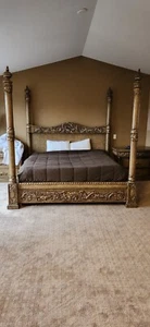 Custom Bedroom Set With All Extras Couches, Mirrors And Ottoman 2 Years Used... - Picture 1 of 7
