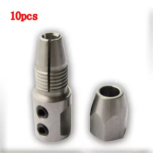 10pc Flex Collet Coupler for 5mm Motor Shaft &4.76mm (3/16") Flex Cable Rc Boat - Picture 1 of 4