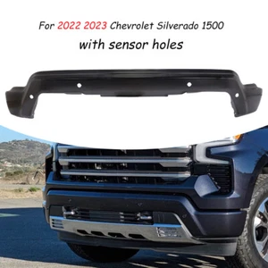 Front Bumper Face Bar w/ Sensor Holes For 22-23 Chevy Silverado 1500 Direct fit - Picture 1 of 12