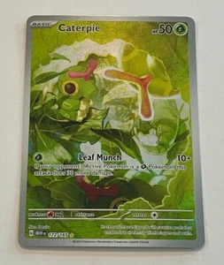 2023 Pokemon Scarlet & Violet 151 Caterpie Illustration Rare 172/165 NM - Bild 1 von 2
