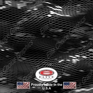 Asper Black CAMO DECAL WRAP VINYL 52"x15" TRUCK PRINT REAL CAMOUFLAGE - Picture 1 of 1