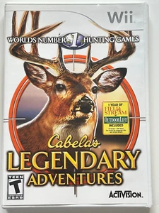 Nintendo Wii / Wii U Cabela's Legendary Adventures Completo CIB Juego de Caza - Imagen 1 de 4