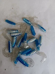 25pk. 2" HG03 Blue shiner Hot Grub Twister Tails Crappie Walleye Bass - Picture 1 of 1