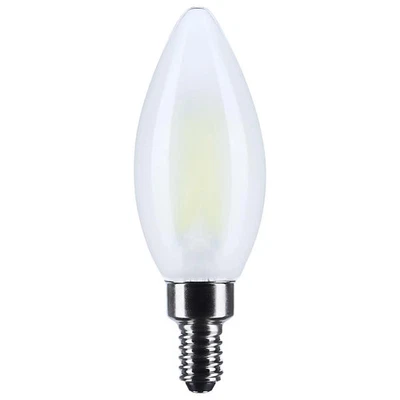 8 Watt B11 LED - Candelabra Base - Candle-Tip - Frost Finish - 4000K CCT - 120 V - Image 1 of 4