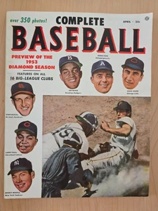 Rivista Baseball Completa 1953 - Numero Aprile - Anteprima Stagione E - Foto 1 di 3
