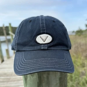 Neu Callaway Golfmütze Kappe Herren Riemen hinten V gesticktes Logo Golfen - Bild 1 von 7