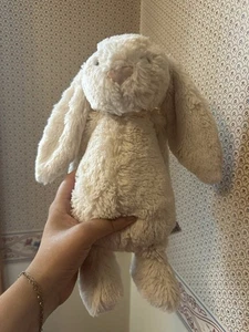 Jellycat London Small Bashful Bunny weiß Plüschtier Lovey Stofftier - Bild 1 von 3