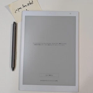 N.MINT Fujitsu FMV-DPP04 QUADERNO Digital Paper Tablet White A5 size 10.3 in - Picture 1 of 24