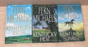 Fern Michaels Complet 3 Book Kentuck Series 1st/HC/Very Good+ Unmarked - Picture 1 of 12