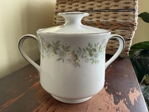 Forever Spring Sugar Bowl With Lid Pastel Flowers Johann Haviland Germany - Picture 1 of 3