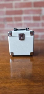 Open Box Crosley Mini Record Carrier Case - White Sand - Picture 1 of 9