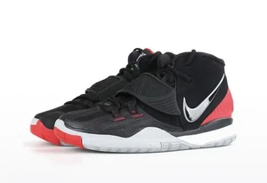 Talla 6Y- Nike Kyrie 6 GS Zapatos de Baloncesto de Malla de Cuero Negro BQ5599-002 - Imagen 1 de 6