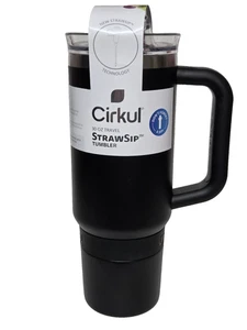 Cirkul 30oz StrawSip Travel Tumbler Double Wall Insulated Black Matte NEW - Picture 1 of 4